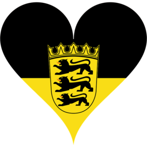 Landeswappen BW in Herzform