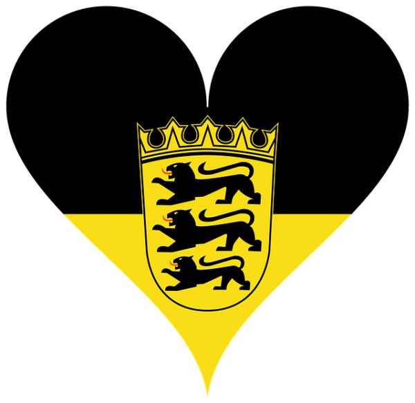 Landeswappen BW in Herzform